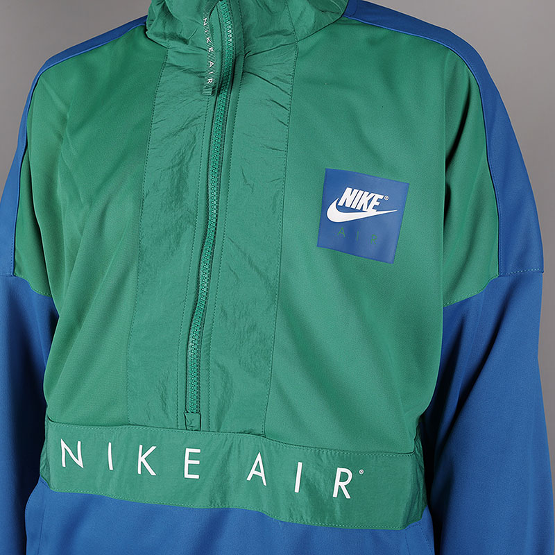 мужская синяя толстовка Nike Half Zip Air Jacket 918324-368 - цена, описание, фото 2